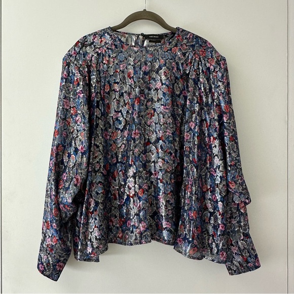 Isabel Marant NWOT Silk Embroidered Blouse - Picture 1 of 6